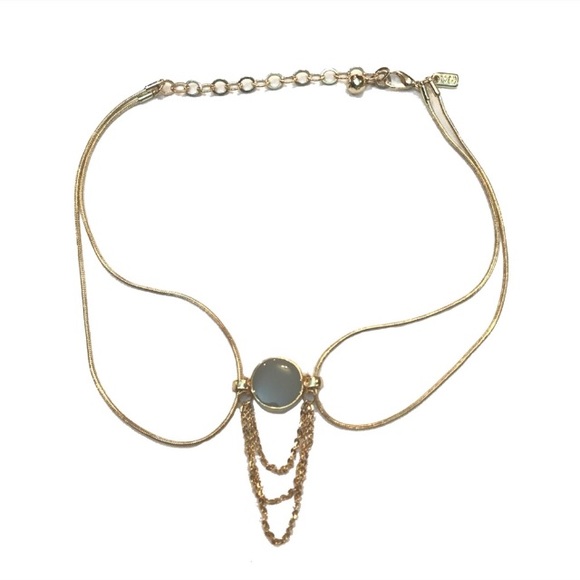 Vanessa Mooney Jewelry - NWOT Vanessa Mooney Gold Isabelle Choker Necklace